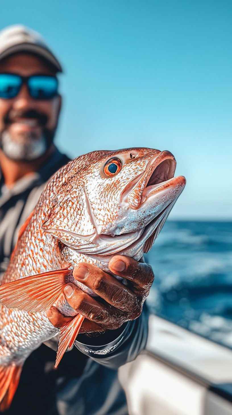 Shore angler on the Atlantic coast attending a clinic